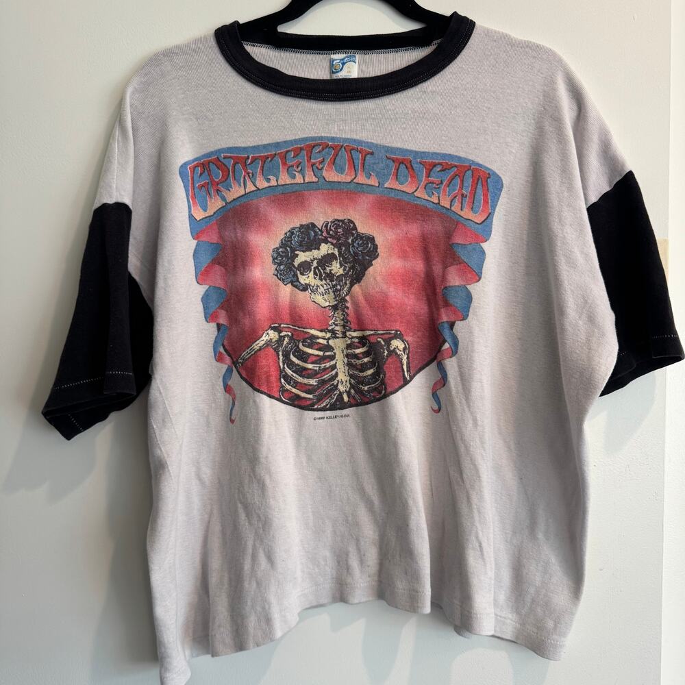 Vintage Grateful Dead Bertha Raglan T Shirt Size XL 1982
